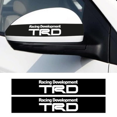 Pegatinas para retrovisor diseño TRD Racing Development estilo deportivo compati