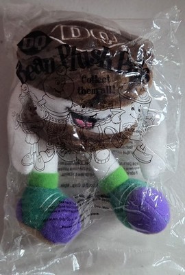 Dairy Queen DQ Bean Plüsch Pal Blizzard Bear 1999 versiegelt Original Tasche Neu in Verpackung Promo