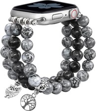 Natural Stone Bracelet Strap Compatible with Apple Watch 38mm 40mm 41mm