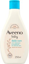 Image of Aveeno Baby Daily Care 2-in-1 Shampoo and Conditioner (1x 250ml), Gentle Baby