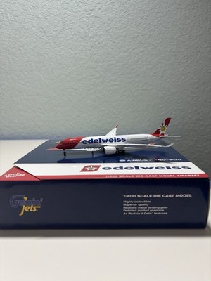 GeminiJets Edelweiss Airbus A350-900 1:400 Diecast Model w/ Stand