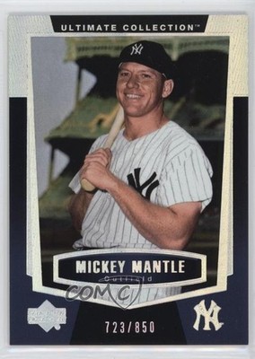 2003 Upper Deck Ultimate Collection 723/850 Mickey Mantle #43 HOF 3c2
