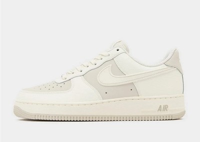 Nike Air Force 1 '07 Sneaker In Weiß Und Light Bone Low Top Alle Größen Limited
