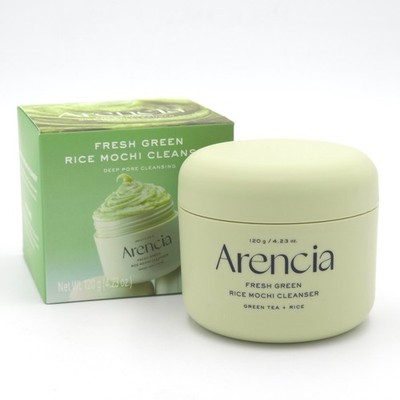 Arencia Fresh Green Rice Mochi Cleanser 120g Deep Pore Face Wash K-Beauty
