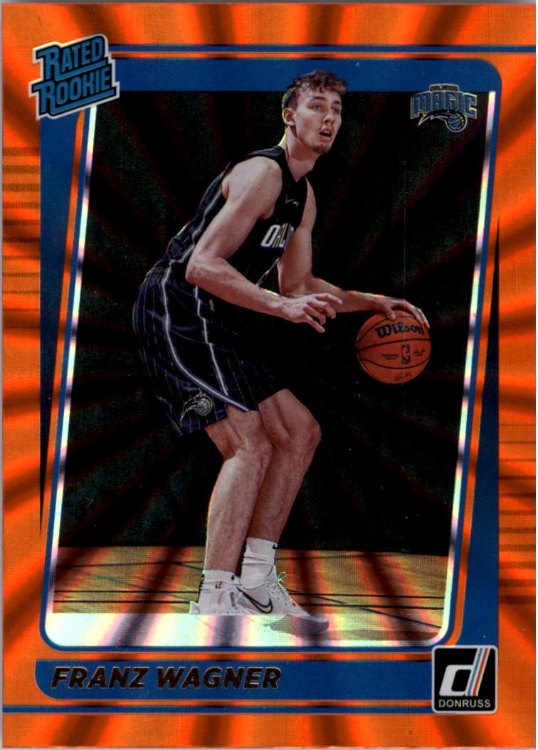 2021-22 Donruss Holo Orange Laser #235 Franz Wagner RR - BSK