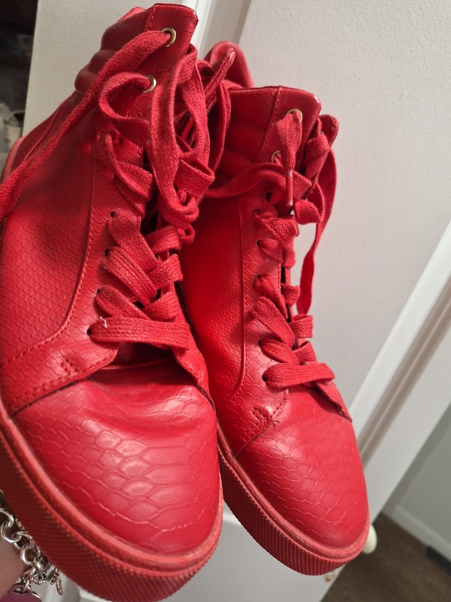 Sneakers Zara Shoes Men 40EU US7 Red Fashion  Shoes Men