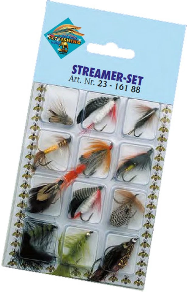 Streamer Set Fliegenset Streamerset Fliegen Set für Forellen und a. Salmoniden - Bild 1 von 1