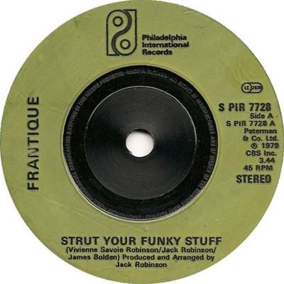 Frantique - Strut Your Funky Stuff - (S PIR 7728)- (7'', Single, Inj)