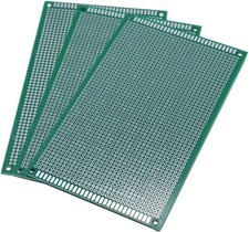 3Pcs 9x15cm Double Sided Prototype PCB Universal Printed Circuit Size: 9x15cm