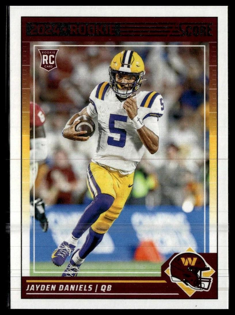2024 Score #302 Jayden Daniels Rookie RC