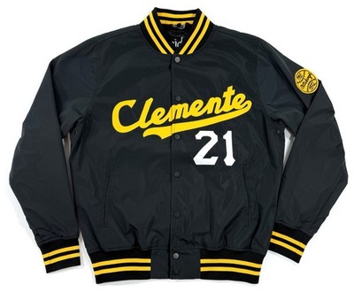 Roots Of Fight Mens Stadium Jacket Roberto Clemente Pittsburgh Pirates Sz Medium