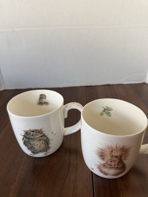 2 Royal Worcester Wrendale Designs Squirrel Treetops Redhead