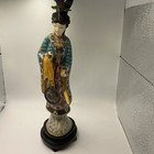 Fine Old Chinese Cloisonne Woman Figurine statue — photo 5