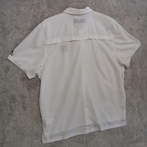 Mississippi State Bulldogs Adidas Shirt Herren XL Weiß Kurzarm Primegreen Neu mit Etikett - Bild 11 von 15