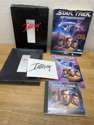 Star Trek 25th Anniversary Interplay CD-ROM PC Computer Game IBM Reg Card