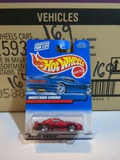 Hot Wheels Mattel 1993 Ford Mustang Cobra Black Red 2000 121