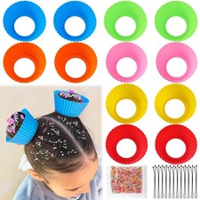 Hair Accessories Kits for Girls,Women,Kids,12 Pcs Cupcake Liners Hair Accesso...
