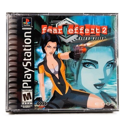 Fear Effect 2 Retro Helix - PlayStation 1 PS1 Very Good, CIB, Scratch Free Discs