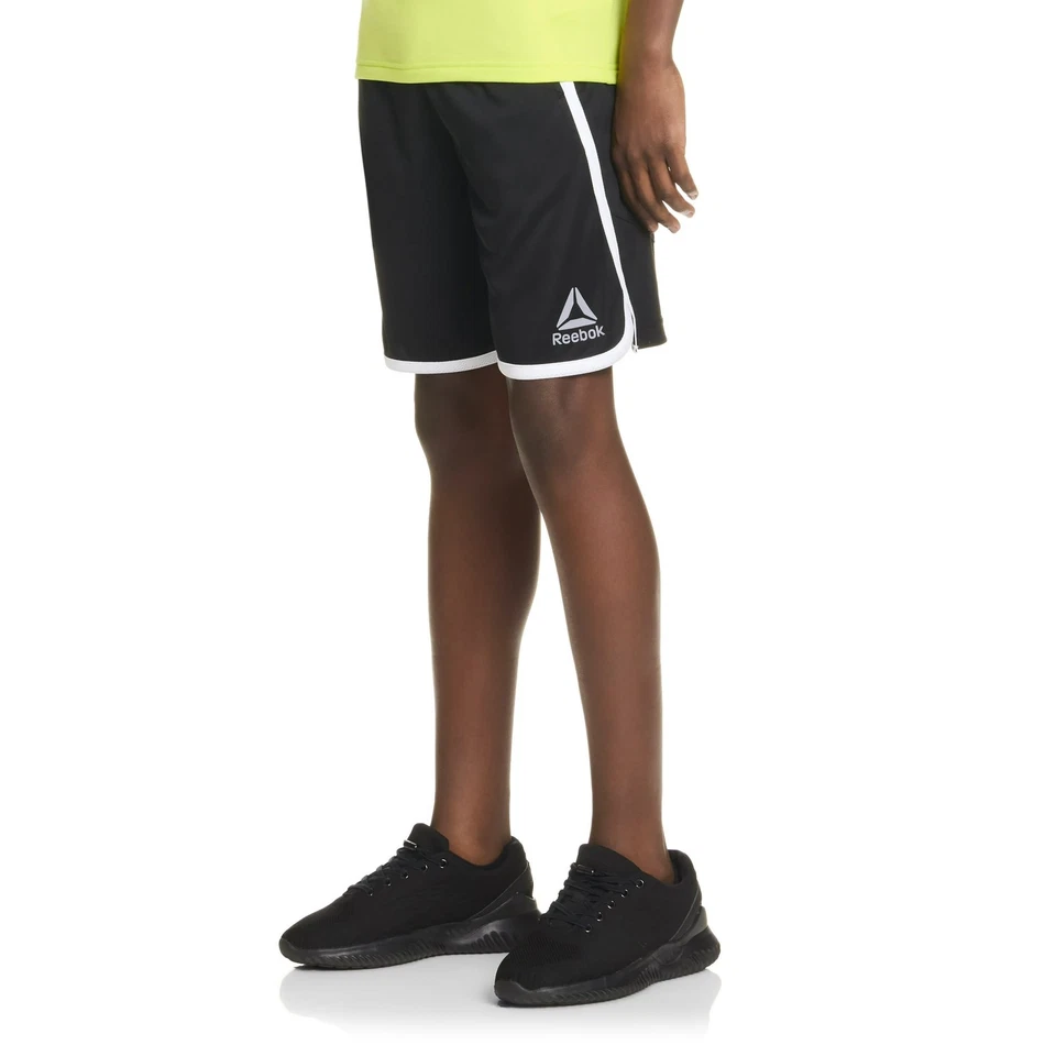 Pantalones Cortos Reebok Niño Athletic Groundwork Performance, Negros Talla L (10-12) Foto 3 de 4