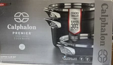 Calphalon Premier Space Saving Cookware Supper Club Set