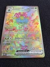 Venusaur eX 198 Pokemon Scarlet & Violet CUST0M Special SIR DIY Fan Card