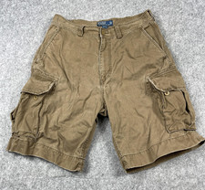 Polo Ralph Lauren Cargo Shorts Mens 34 Chino Utility Pockets Outdoor