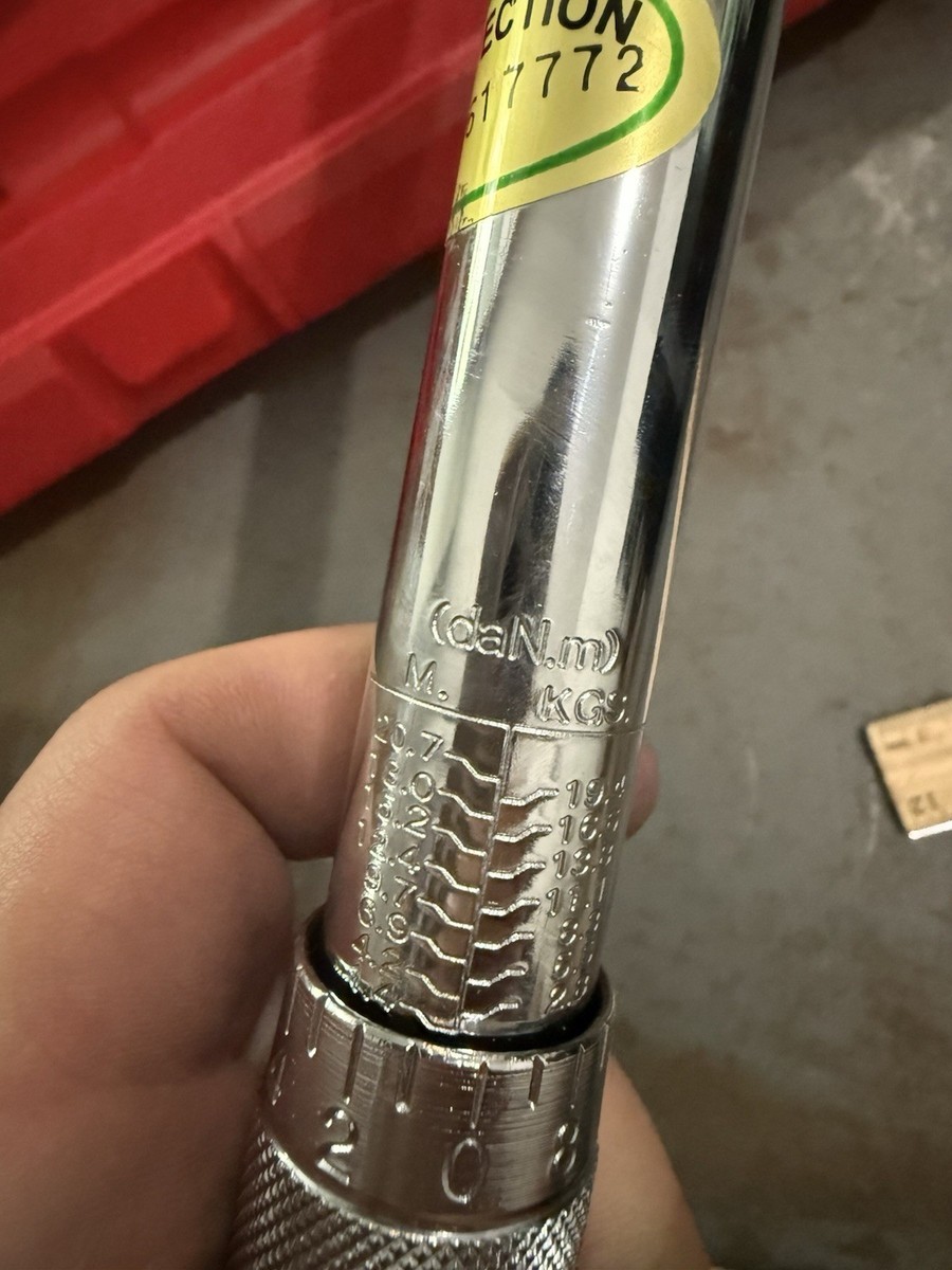 STANLEY PROTO 6016 TORQUE WRENCH 1/2” DRIVE 30-150 FT LB IN HARD