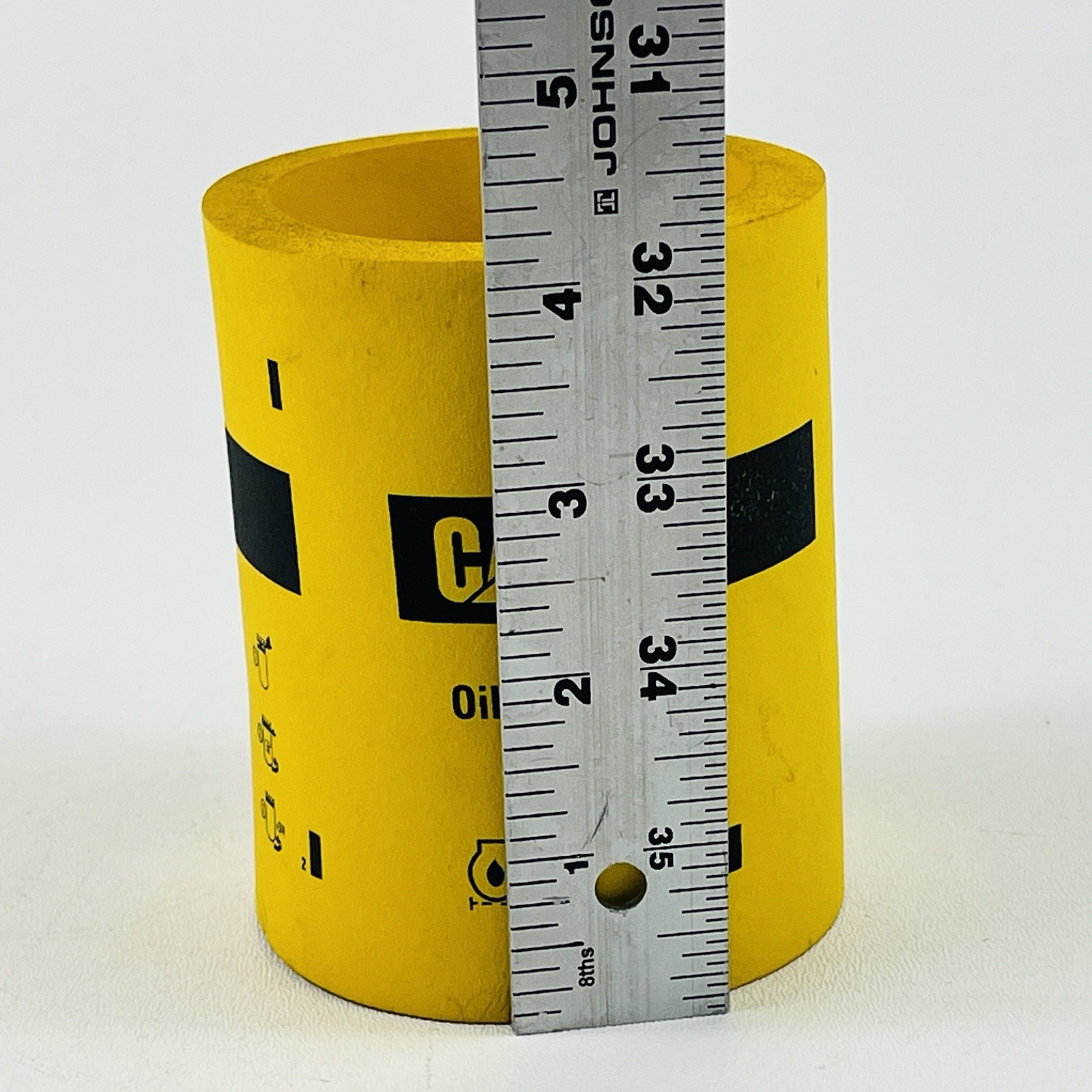 CAT Caterpillar Koozie Foam Can Coozie Beer Cooler Oil Filter Design USA Gift 