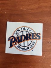 San Diego Padres MLB Weather Resistant Vinyl Die Cut Sticker Decal