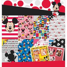 EK Success Disney Paper Pad 12"X12" 36/Pkg-Mickey Friends 12 Designs/3ea