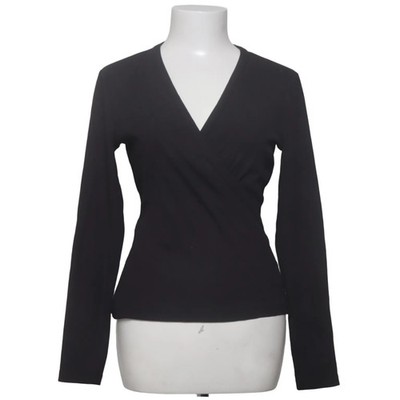 Vanilia, Top, Größe: 38, Top Rib Wrap, Schwarz, Elasthan/Polyamid #1LM