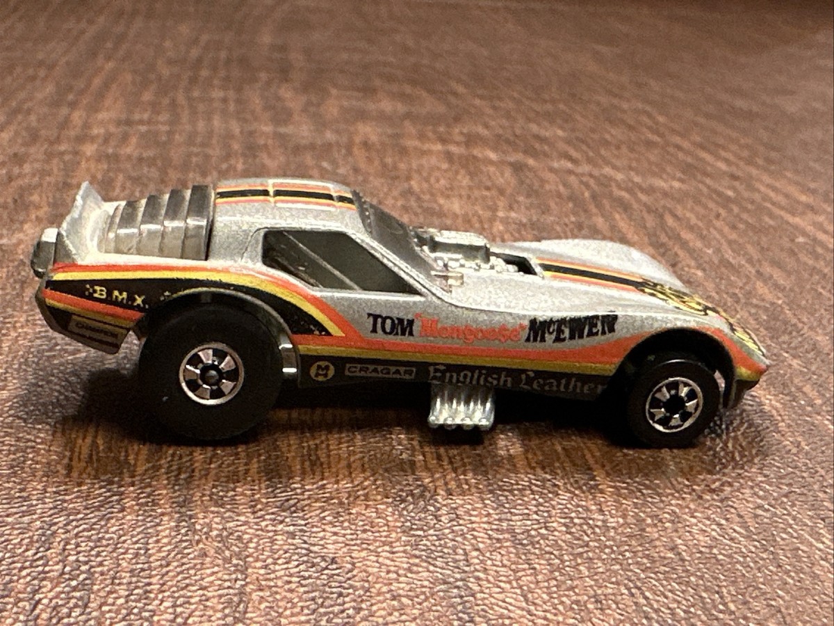 ホットウィール マングース TOM McEWEN Mon 限定 RLC 1977 HOT WHEELS MONGOOSE CORVETTE Tom McEwen Funny Car English
