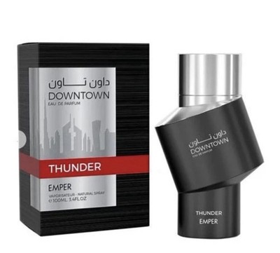 Emper Downtown Thunder Eau De Parfum 3.4 oz For Men | Woody Spicy Luxury Sealed
