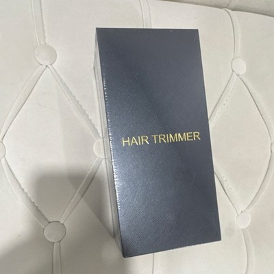 USB-C Rechargeable White Hair Trimmer with Charging Dock for Face & Neck
