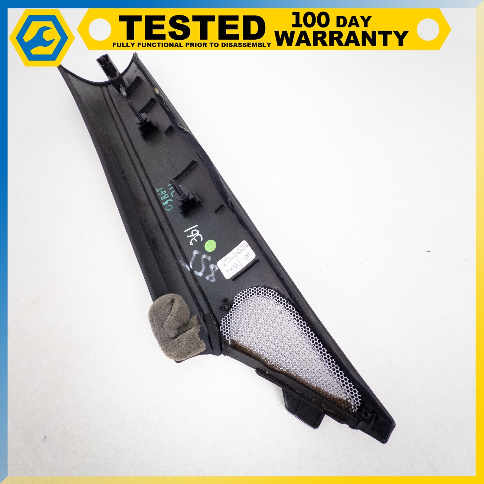 03-10 BENTLEY CONTINENTAL GT FRONT RIGHT SIDE INTERIOR TRIM PANEL A PILLAR OEM