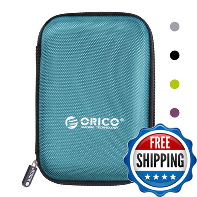 Orico Hard Drive Case 2.5 Inch External Drive Storage Carrying Bag Waterproof