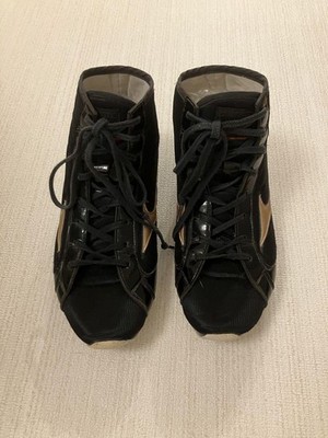 MIZUNO Boxing Shoes Black Gold US7 ( 25cm ) Used Japan | eBay