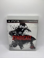 Syndicate (Sony PlayStation 3, 2012) Tested No Manual