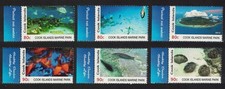 Cook Is. Fish Clams Marine Park 6v 2013 MNH SG#1678-1683