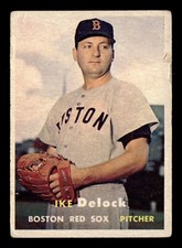 Ike Delock 1957 Topps #63 Boston Red Sox GD