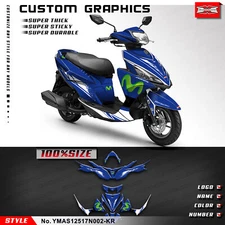 Motorcycle Stickers Wrap Graphics for Yamaha AS 125 AS125 DIO 17 18 19 20 21 DIY