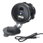 Universal Car Panel Mount Cable USB & 3.5mm Flush Mount AUX Extension Cable