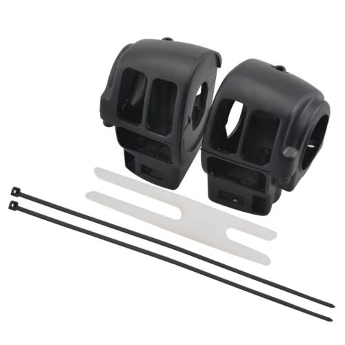 Black Switch Cap kit Hand Control Switch Housing Cover For Harley Touring 96-13 - Bild 3 von 10