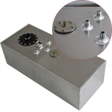 Fuel Cell Tank Aluminum Racing Drift 15 Gallon / 60L W/ Level Sender and Cap