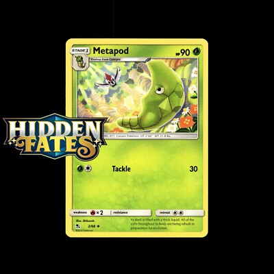Pokemon Cards! Hidden Fates - Holo/Reverse Holo GX Shiny Rare Choose Your Card!