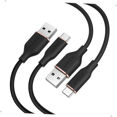  Flow Cable (3FTPack), USB A to USB C Cable, Car Carplay Type C 3ft 2 Black