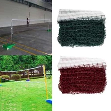 20FT Badminton Tennis Volleyball Net Sports Mesh For Beach Garden Indoor Outdoor