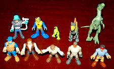 Lote 10 Figuras Imaginext Mundo Jurásico Dinosaurios Hombres Spinosaurus Raptor 16