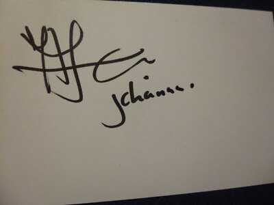 The Vanishing Vincent & Theo Immortal Beloved JOHANNA TER STEEGE signed card