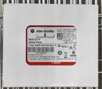 New Allen-Bradley 440R-N23132 Safety Relay GuardMaster MSR127TP 440RN23132 In US